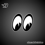 Moon Eyes Sticker
